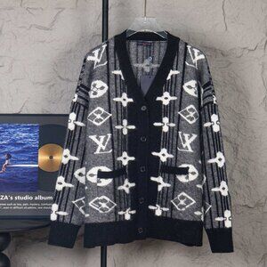 Louis Vuitton V-Neck Long Cardigan Sweater